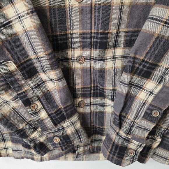 Jachs Heritage Men's Long Sleeve 100% Cotton Flannel Button-Up, Size XXL - Picture 3 of 10